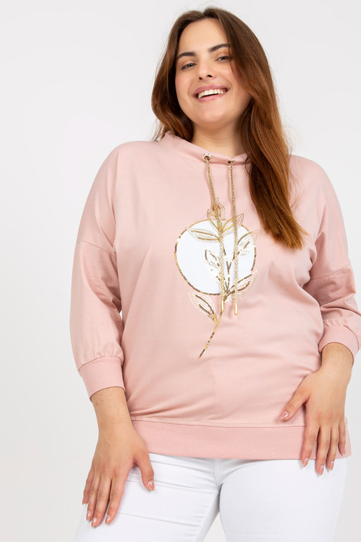 Prašně růžová halenka větší velikosti... Prašně růžová halenka větší velikosti...