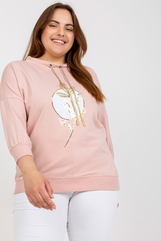 Prašně růžová halenka větší velikosti... Prašně růžová halenka větší velikosti...