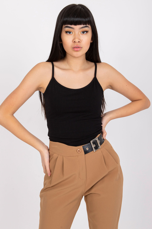 Základní top Indiana v černé barvě Základní top Indiana v černé barvě