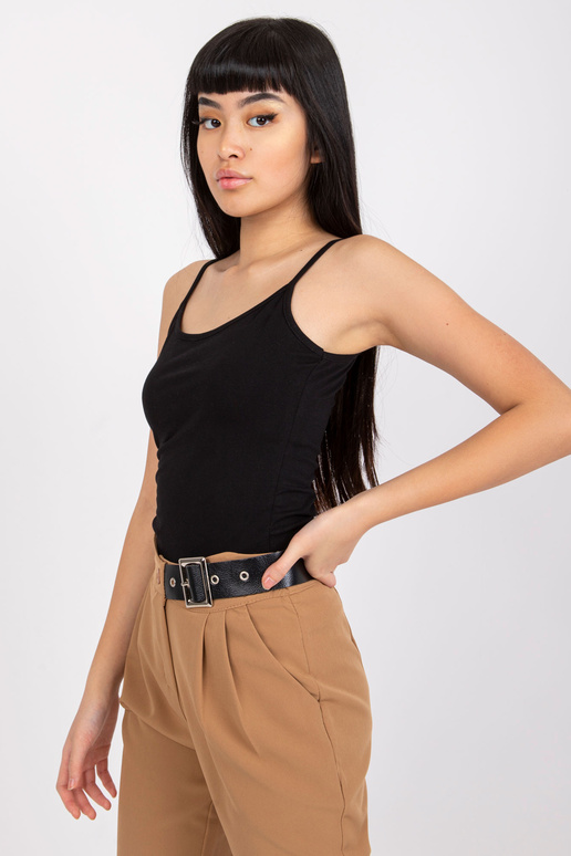 Základní top Indiana v černé barvě Základní top Indiana v černé barvě