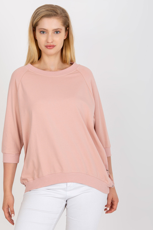 Špinavě růžová halenka plus size s...