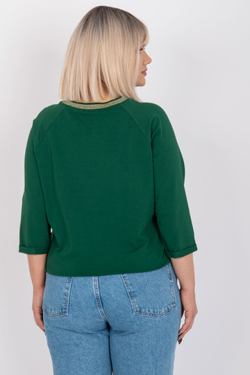 Tmavě zelená halenka větší... 2