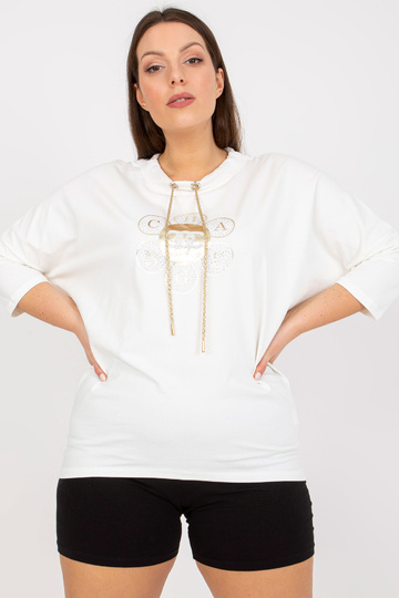 Ecru halenka plus velikosti... 2