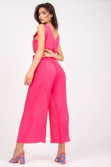 Růžový dlouhý skládaný...