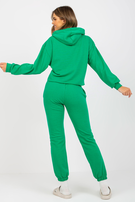 Zelená dvoudílná tepláková souprava s...