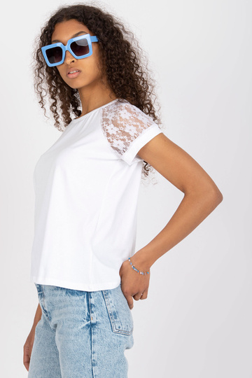 Bílá bavlněná ležérní...