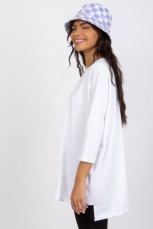 Bílá halenka s nápisy Olivia RUE PARIS