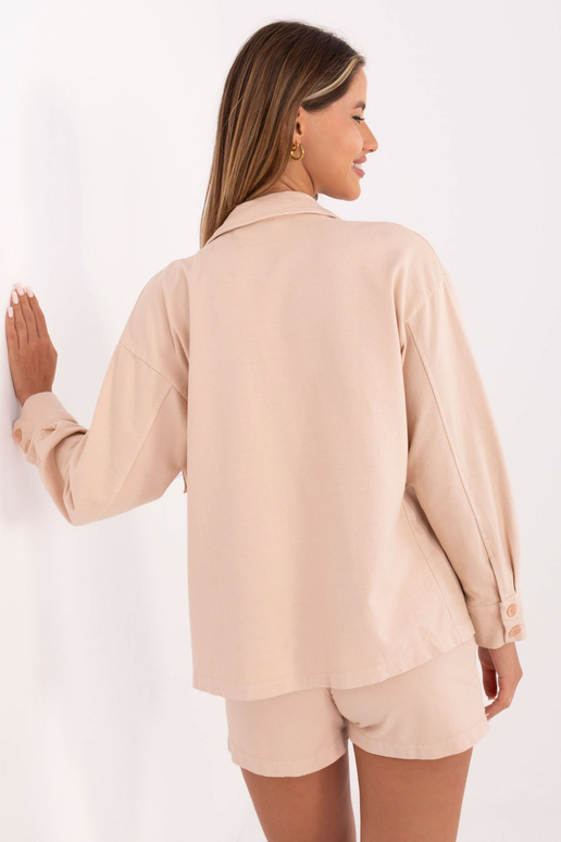 Světle růžová bavlněná letní souprava...