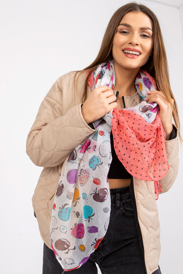 Bílo-korálový zavinovačka s... 2