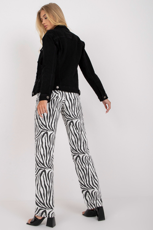 Dámská černá džínová bunda s dlouhým... Dámská černá džínová bunda s dlouhým...