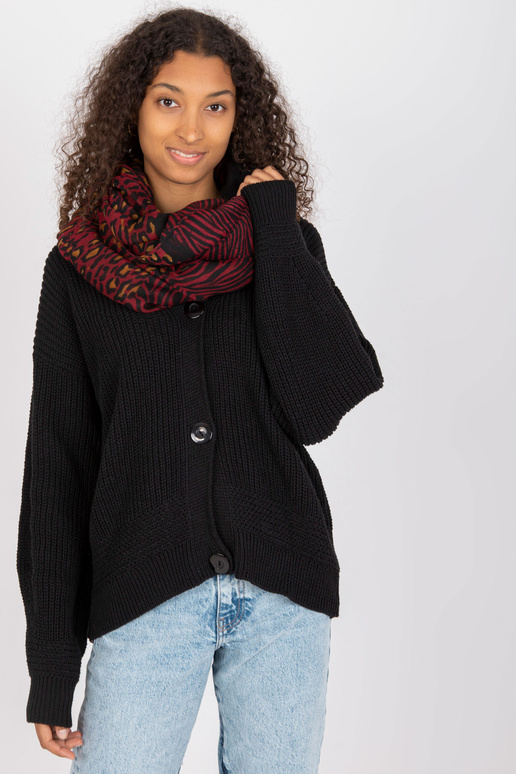 Černý a vínový závěsný komín ve...