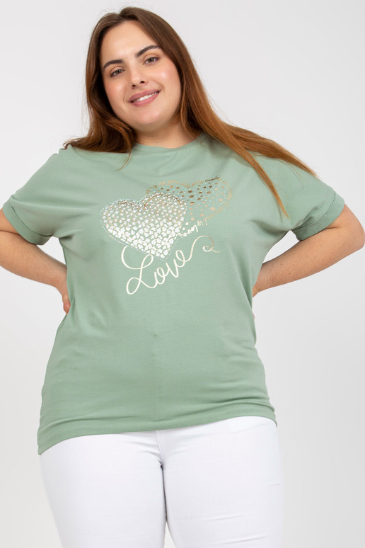 Dámské tričko větší velikosti z...