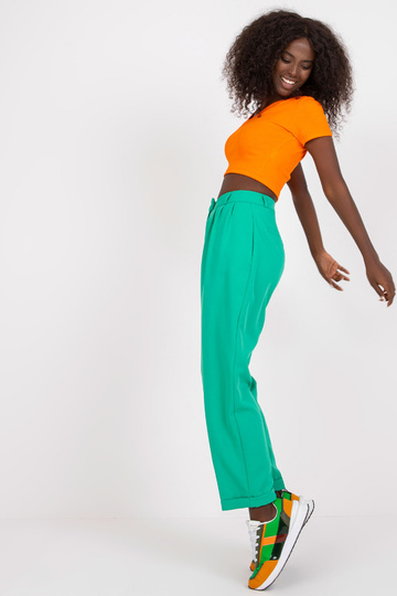 Zelené dámské kalhoty z... 2