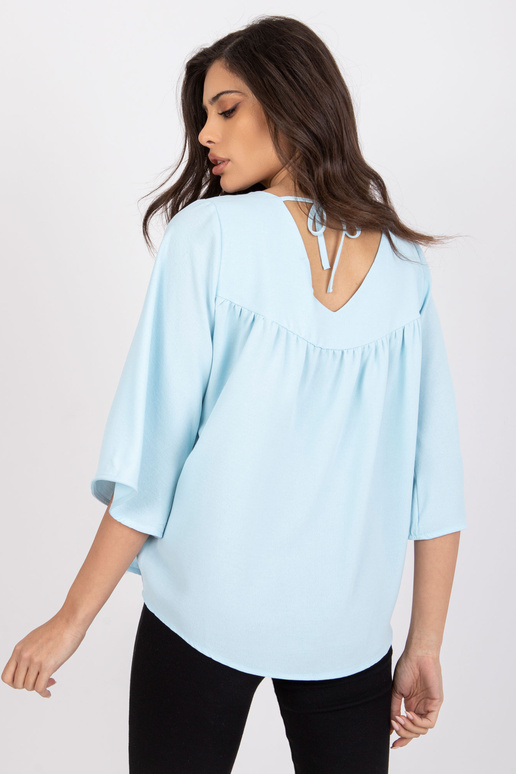 Světle modrá volná halenka Anita RUE...