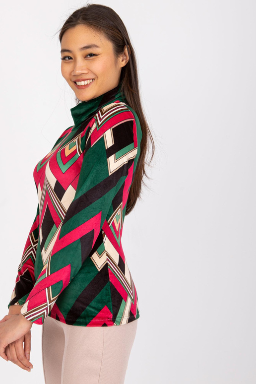 Biloxi zelená fuchsiová velurová...