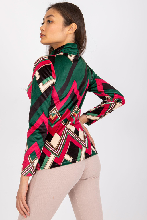 Biloxi zelená fuchsiová velurová...