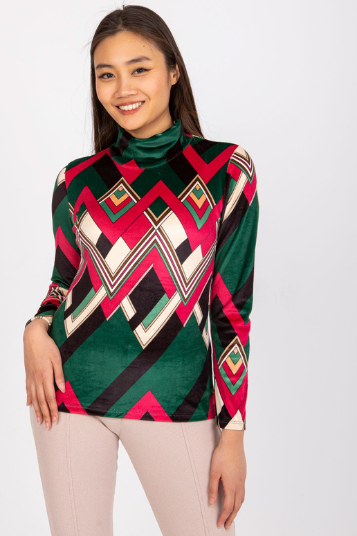 Biloxi zelená fuchsiová velurová...