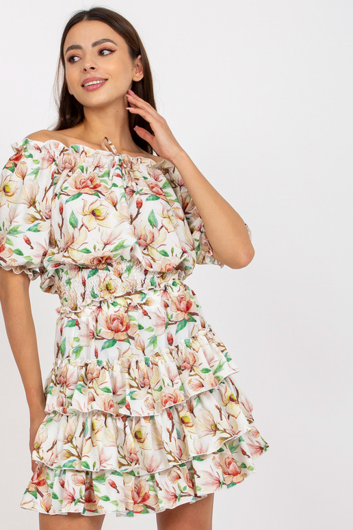 Bílý a vínový dámský letní set s... Bílý a vínový dámský letní set s...