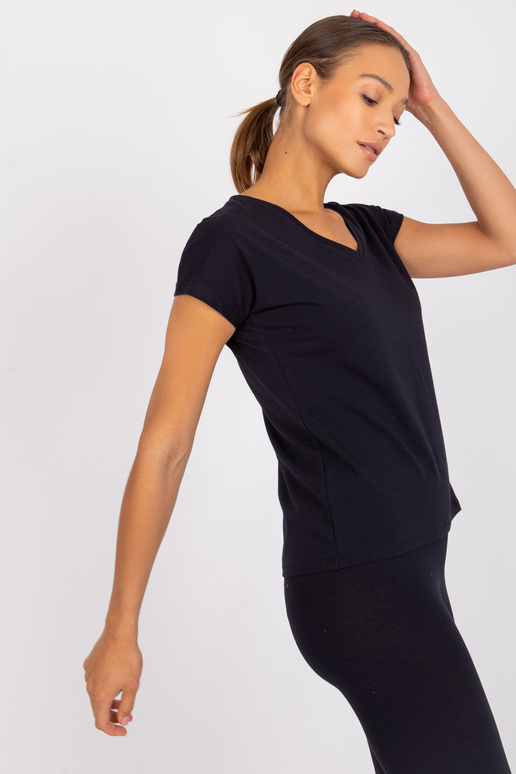 Námořnické modré bavlněné tričko Arlette