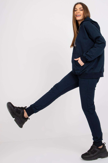 Tmavě modrá mikinová...