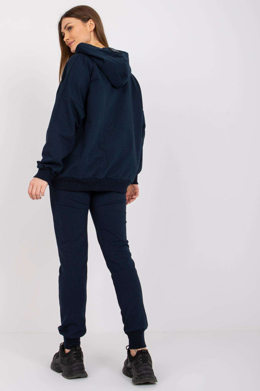 Tmavě modrá mikinová souprava s...