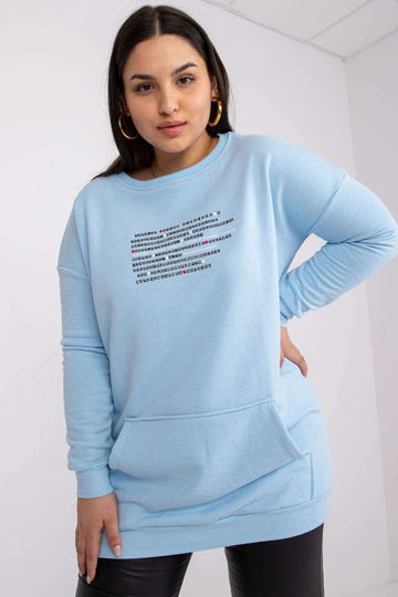Světle modrá dlouhá mikina... 2