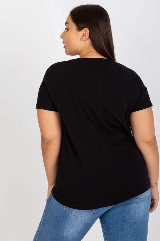 Černé tričko plus velikosti se zlatým... Černé tričko plus velikosti se zlatým...