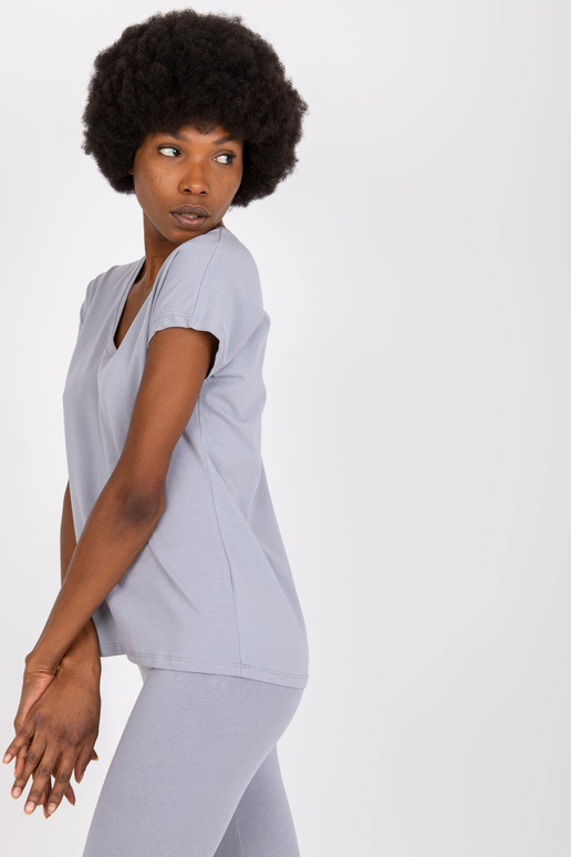 Šedé dámské tričko Arlette pro volný čas