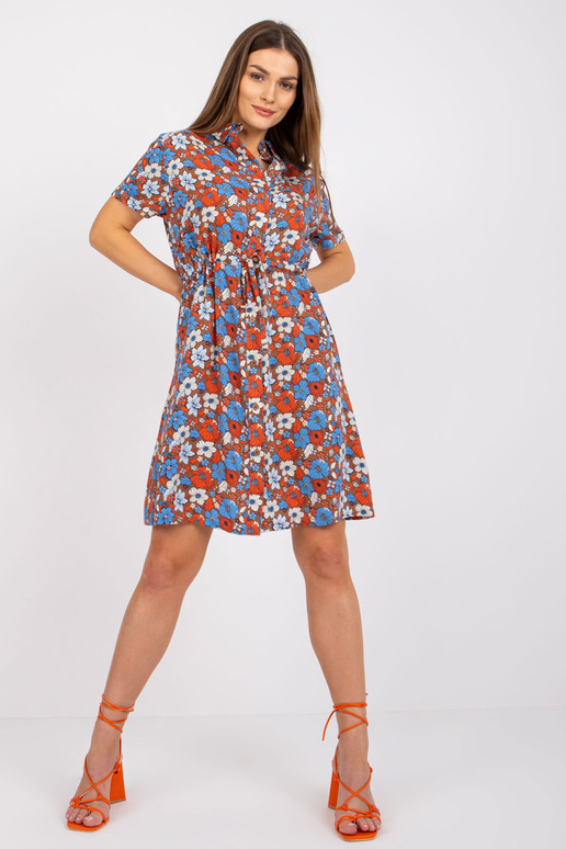 Světle hnědé šaty s květinami Lelani...