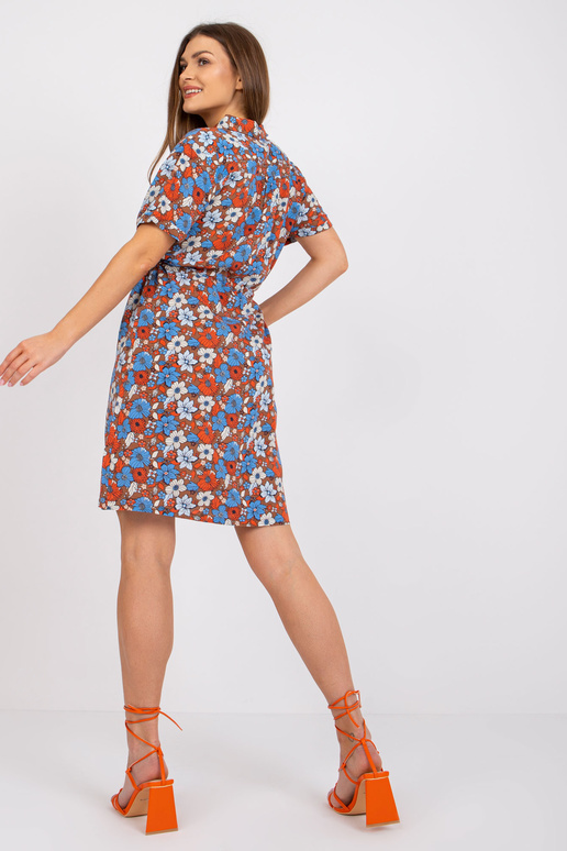 Světle hnědé šaty s květinami Lelani...