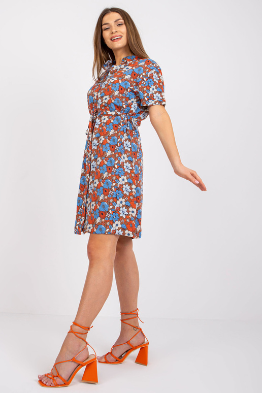 Světle hnědé šaty s květinami Lelani...