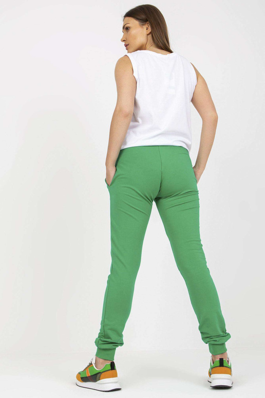 Bílá a zelená dvoudílná bavlněná...