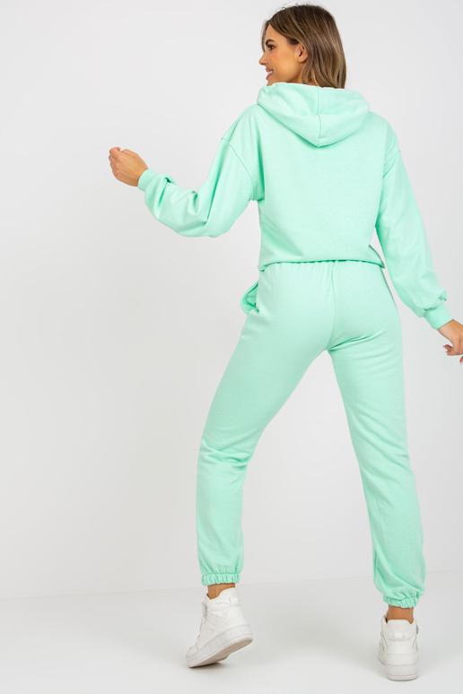 Mintový mikinový set s mikinou