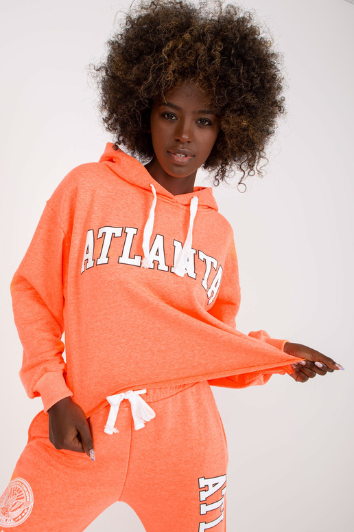 Fluo oranžová tepláková souprava s... Fluo oranžová tepláková souprava s...