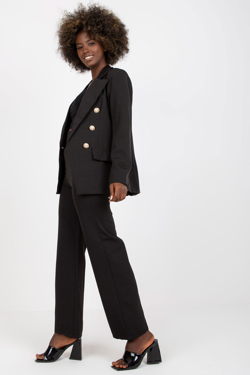 Černé elegantní sako s ramenními...