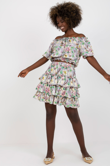 Šedožlutá letní souprava se... 2