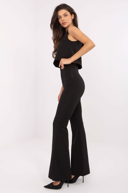 Černý elegantní set s kalhotami s...