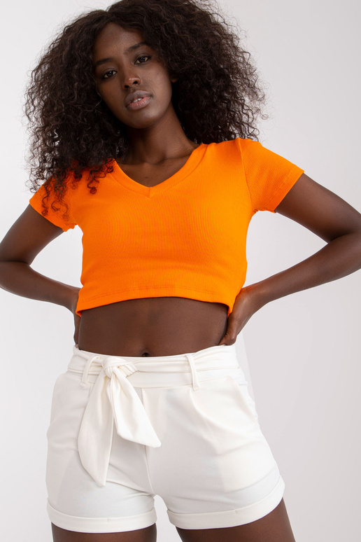 Ecru dámské ležérní šortky s vázačkou...