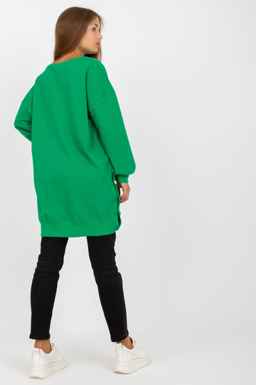 Zelená basic tunika rovného... 2