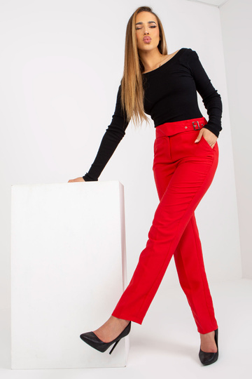 Červené elegantní látkové...