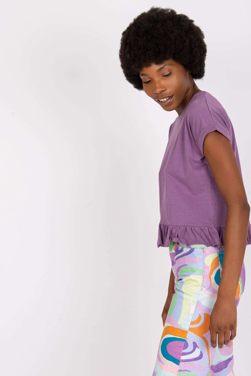 Fialové tričko Hierro MAYFLIES s...