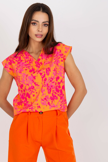 Oranžovo-růžová halenka s... 2