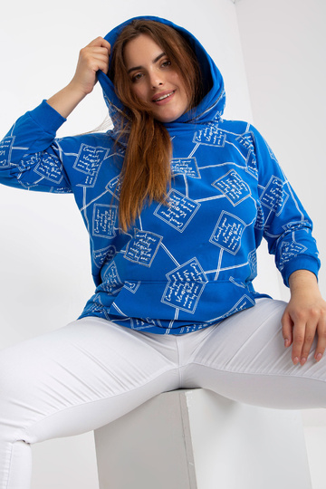 Tmavě modrá mikina Plus... 2