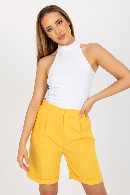 Bílý žebrovaný základní top s...