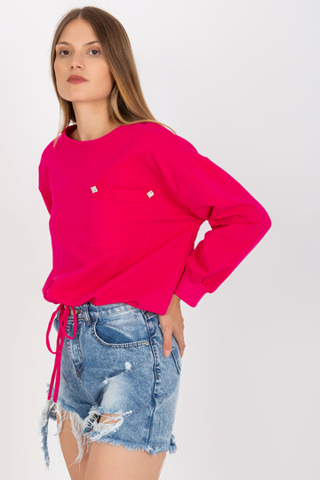 Fuchsiová krátká bavlněná... 2