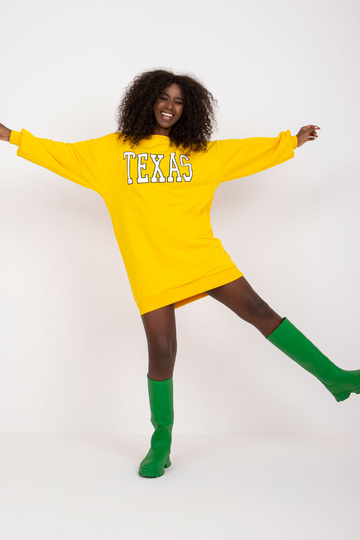 Žlutá mikina s potiskem Poppy 2