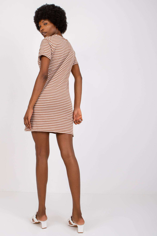 Hnědé bavlněné šaty STITCH & SOUL