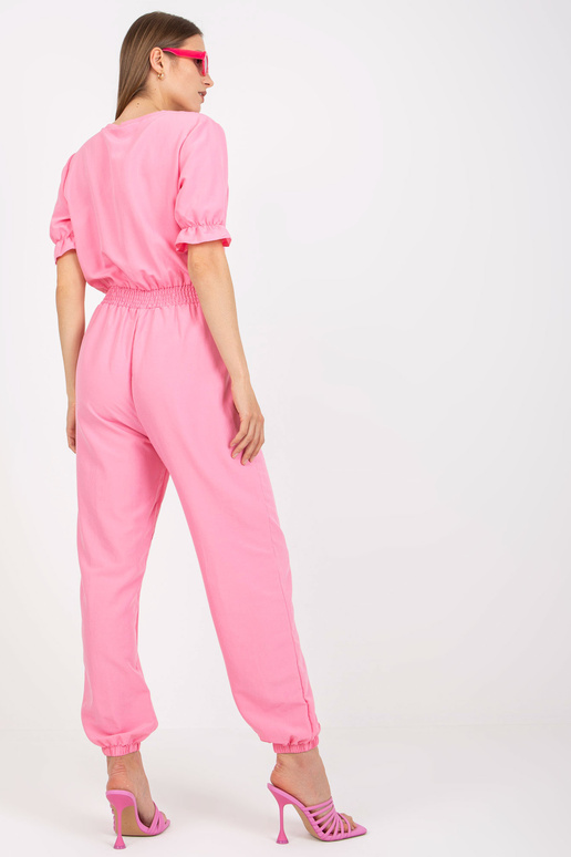 Růžová světlá dámská kombinéza s...