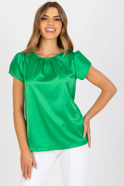 Dámská zelená halenka z umělého...