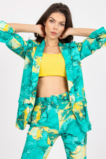 Dámský tyrkysový jednoduchý... 2